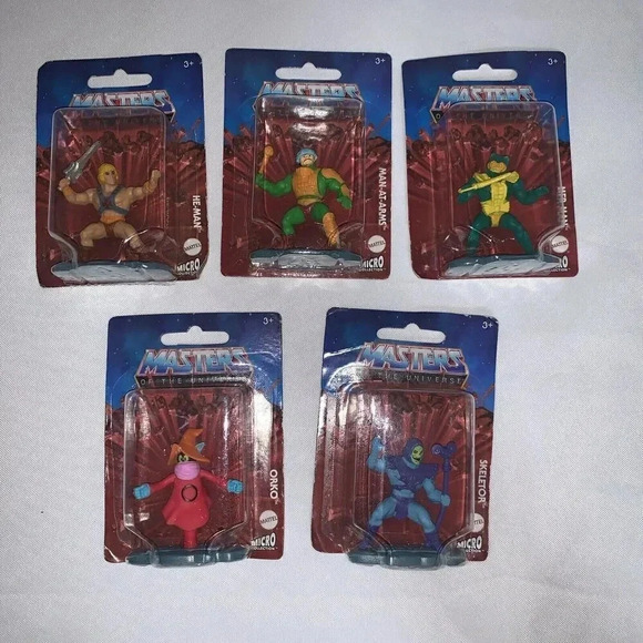 He-man Masters Of The Universe  Micro Collection Action Figures  Set of 5 Mattel - Picture 1 of 11